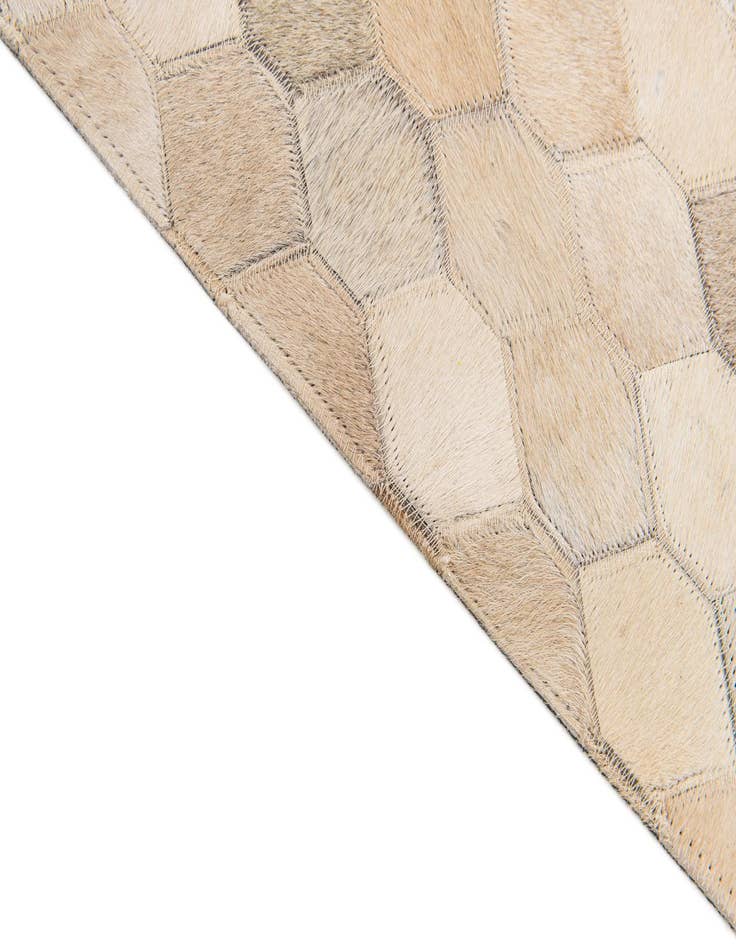 Detail image of 6' 8 x 10' Cowhide Stocks Rug