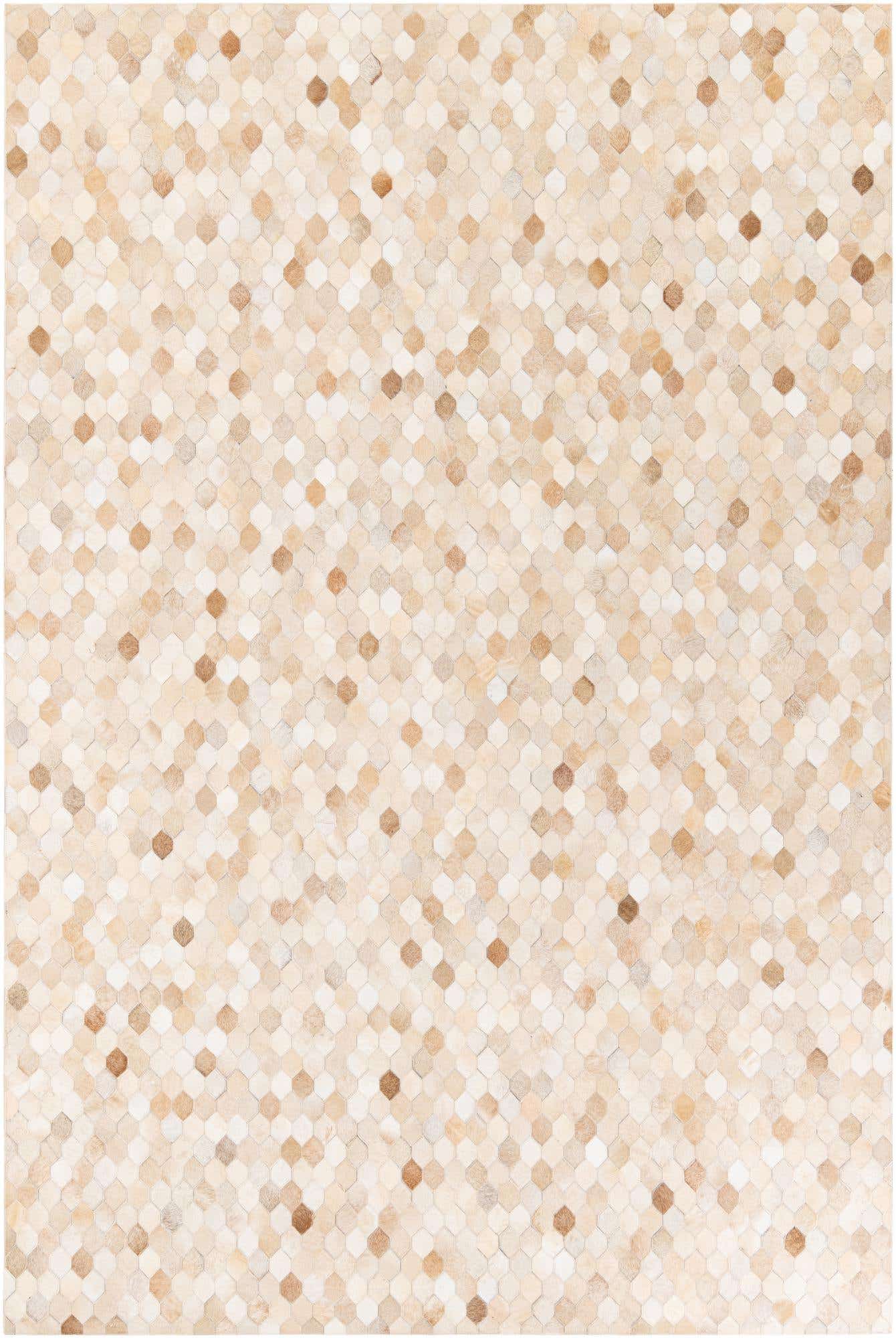 6' 8 x 10' Cowhide Stocks Rug