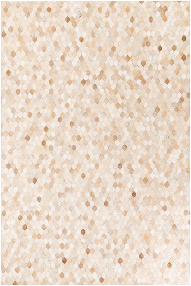 Detail image of 6' 8 x 10' Cowhide Stocks Rug