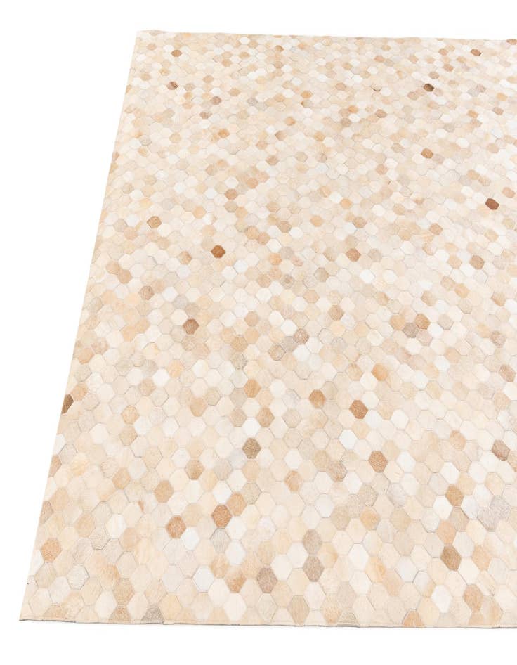 Detail image of 6' 8 x 10' 1 Cowhide Stocks Rug