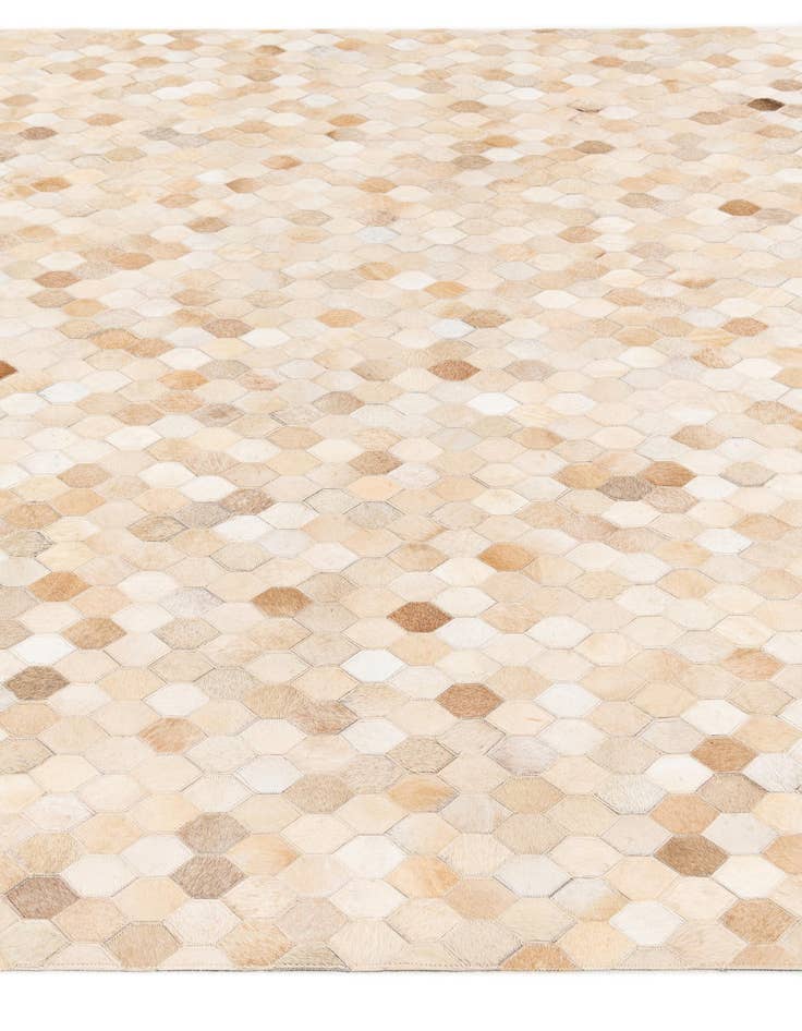 Detail image of 6' 8 x 10' 1 Cowhide Stocks Rug