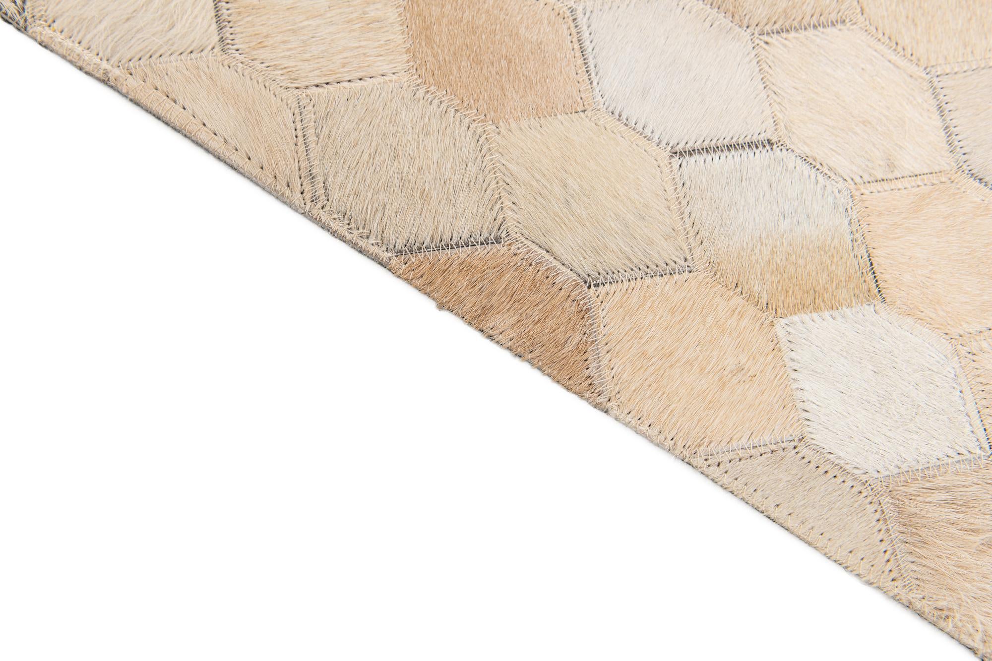 6' 8 x 10' 1 Cowhide Stocks Rug