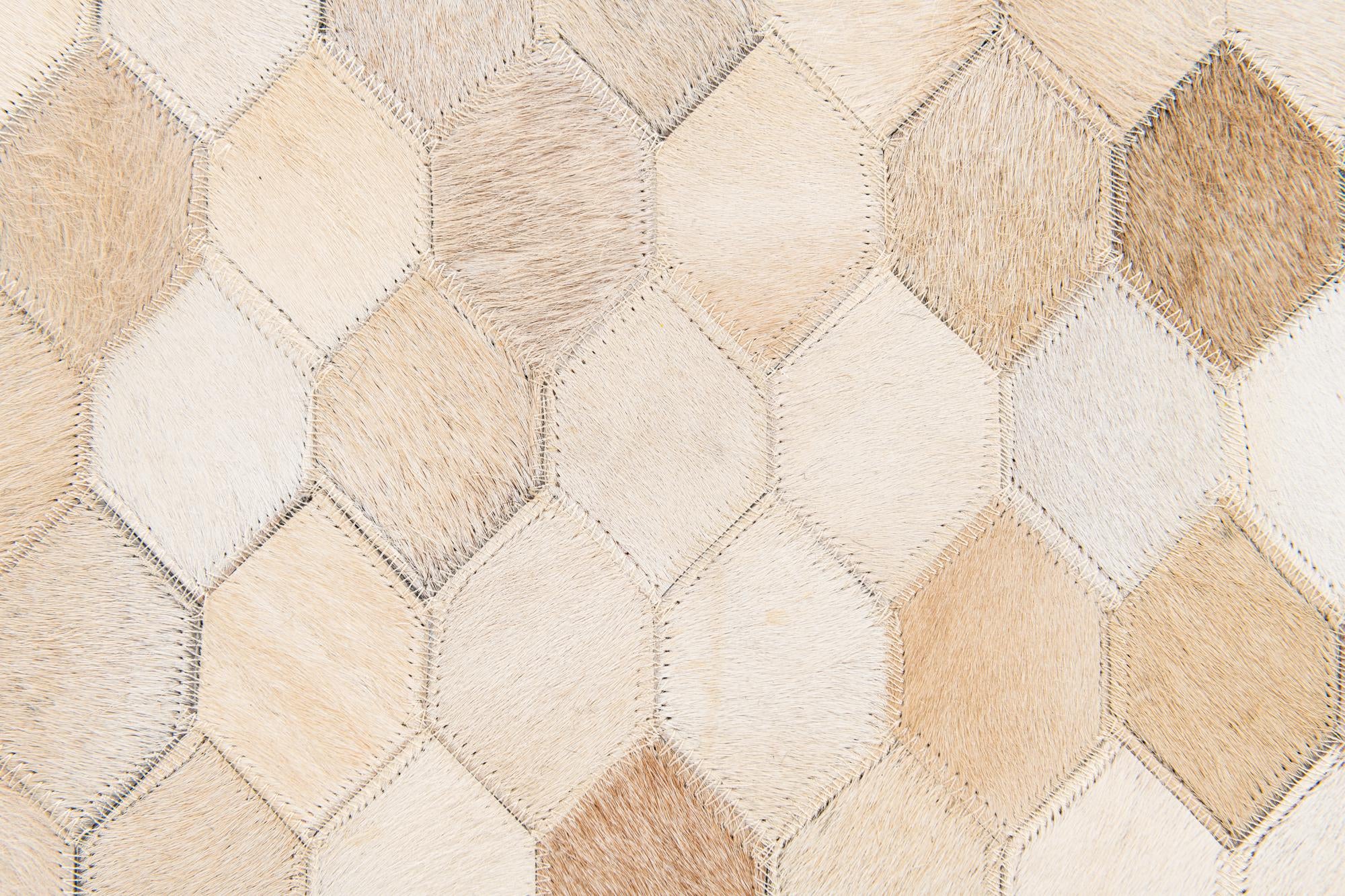 6' 8 x 10' 1 Cowhide Stocks Rug