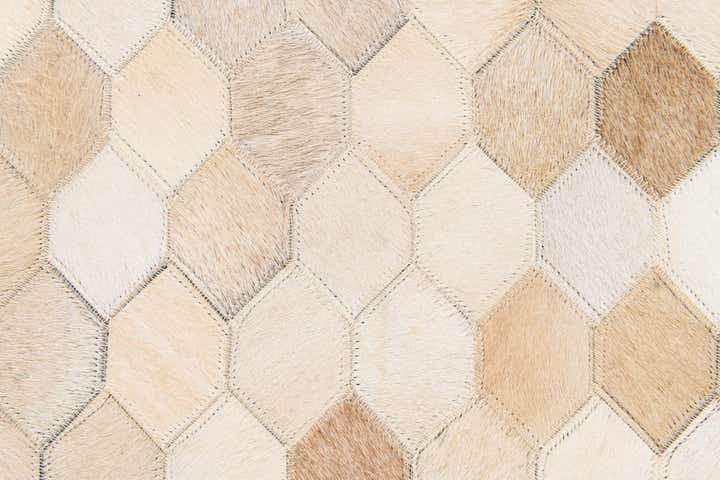 6' 8 x 10' 1 Cowhide Stocks Rug