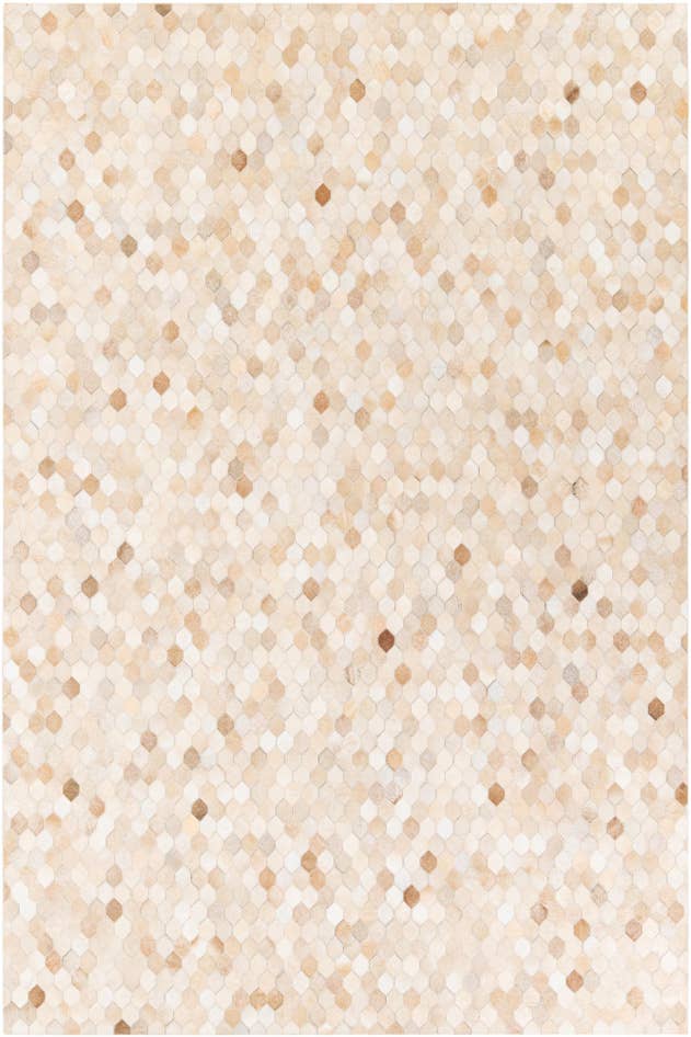 Detail image of 6' 8 x 10' 1 Cowhide Stocks Rug