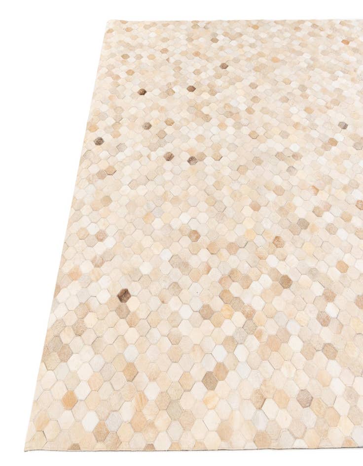 Detail image of 6' 9 x 9' 11 Cowhide Stocks Rug