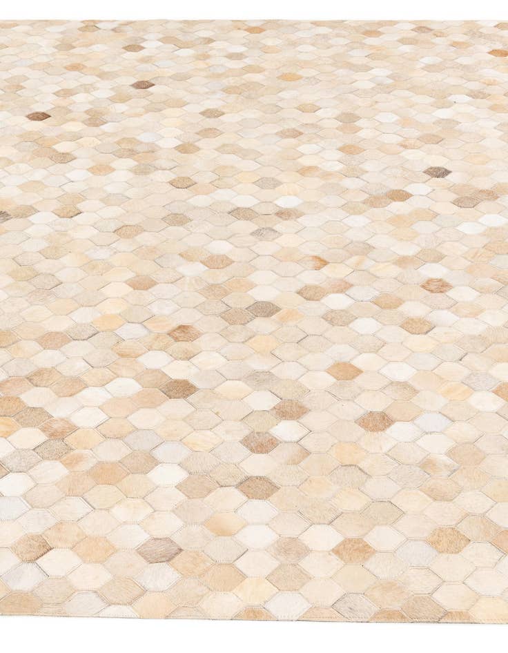 Detail image of 6' 9 x 9' 11 Cowhide Stocks Rug