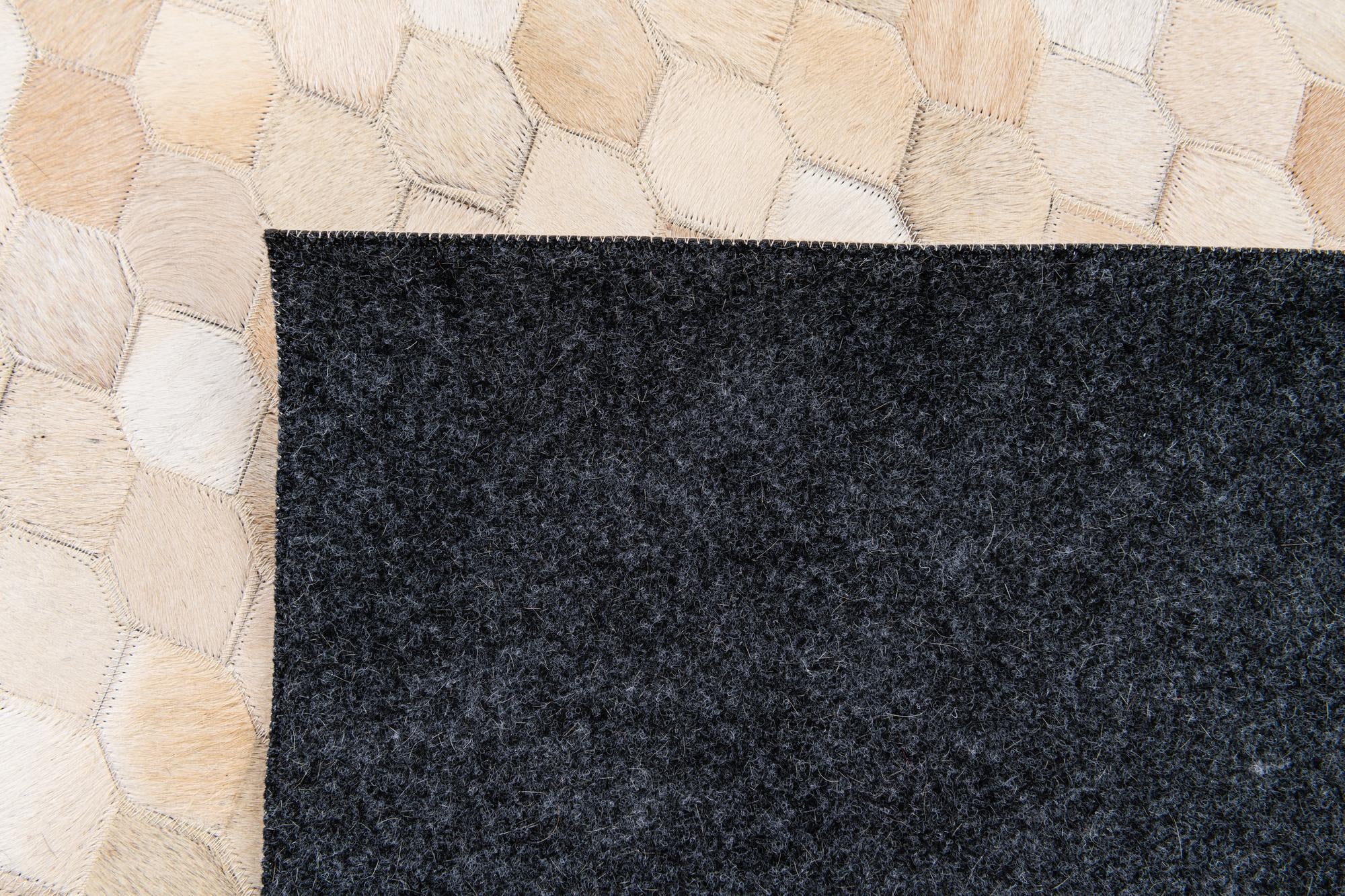 6' 9 x 9' 11 Cowhide Stocks Rug