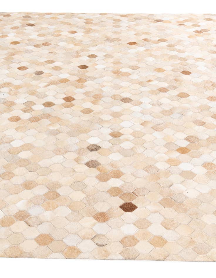 Detail image of 6' 7 x 9' 11 Cowhide Stocks Rug