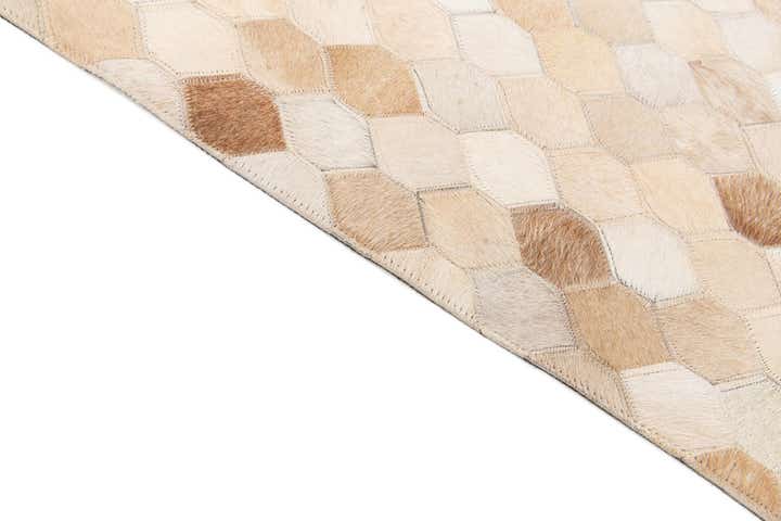 6' 7 x 9' 11 Cowhide Stocks Rug