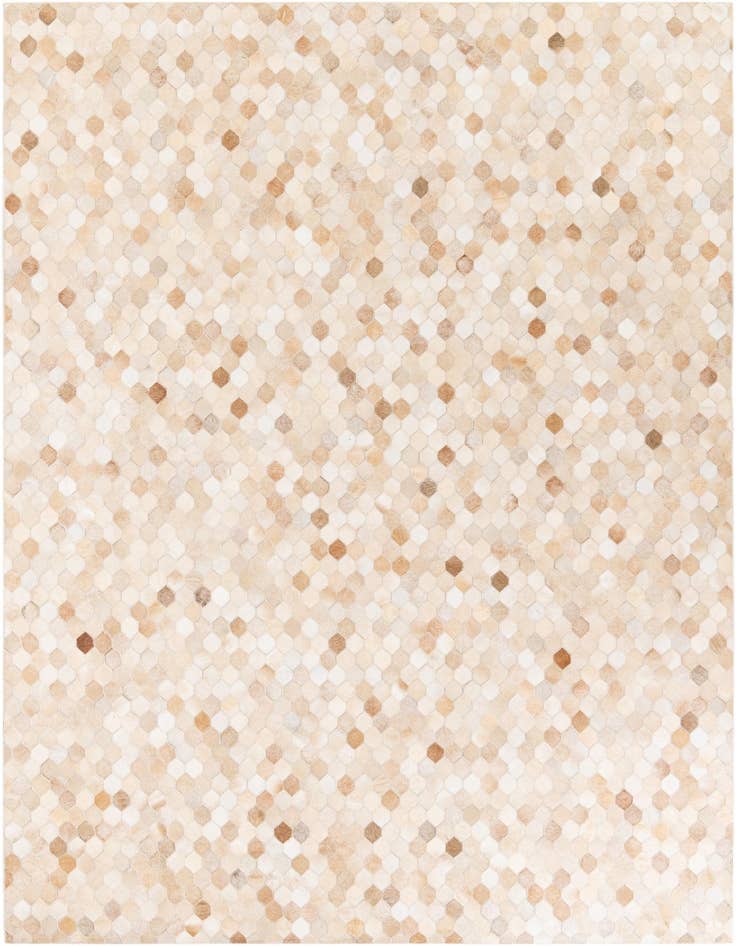 Detail image of 6' 7 x 9' 11 Cowhide Stocks Rug