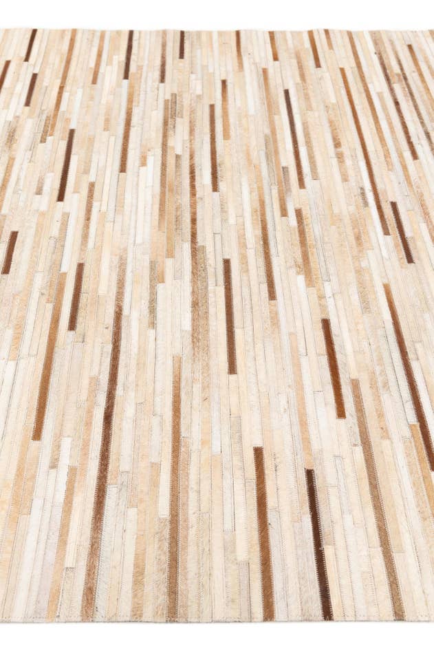 Detail image of 5' 1 x 7' 11 Cowhide Stocks Rug