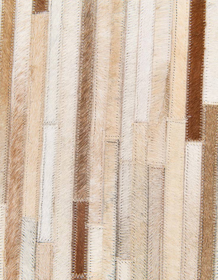 Detail image of 5' 1 x 7' 11 Cowhide Stocks Rug