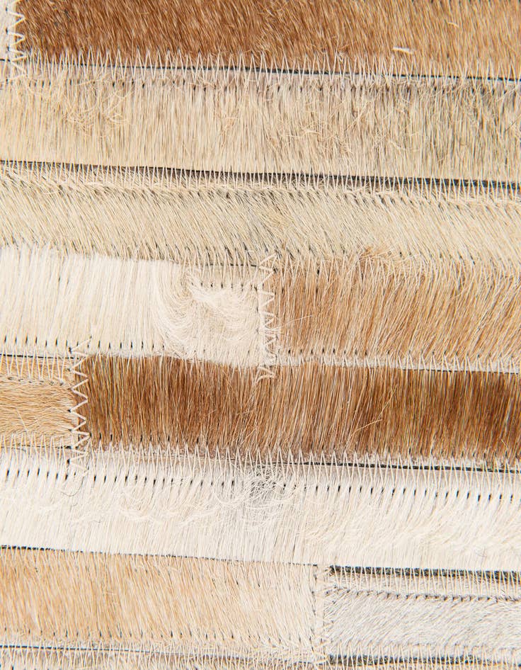 Detail image of 5' 1 x 7' 11 Cowhide Stocks Rug