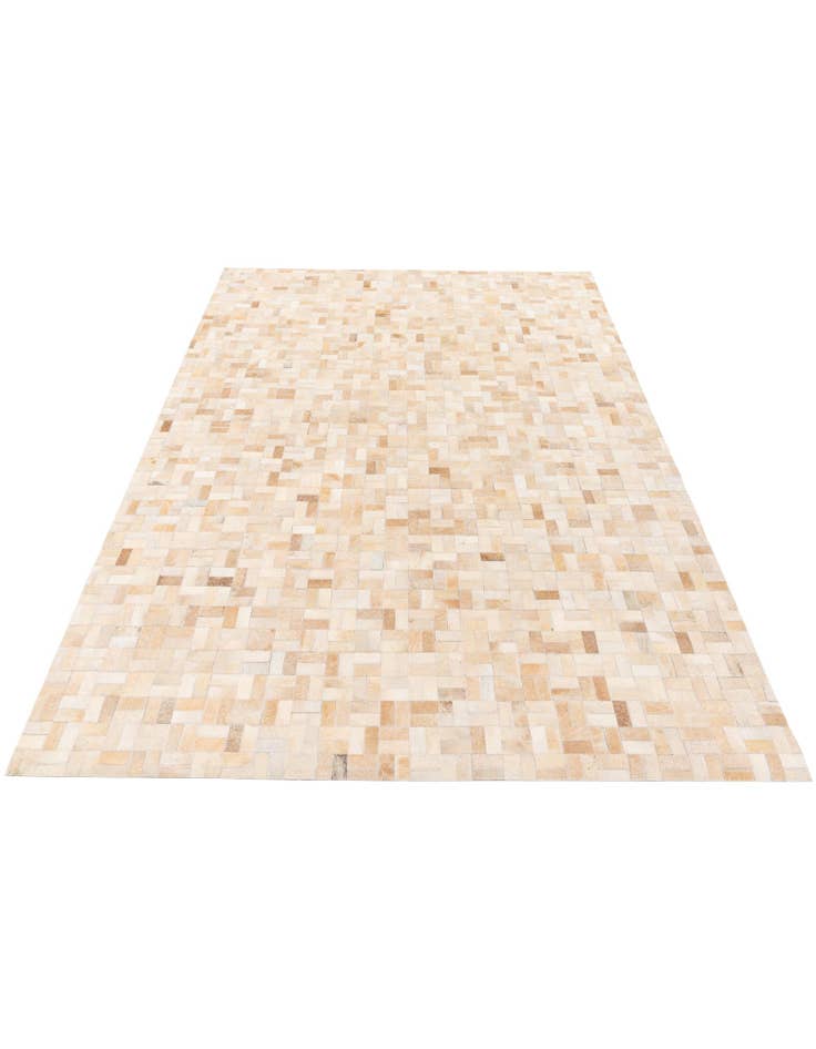 Detail image of 5' 3 x 7' 5 Cowhide Stocks Rug