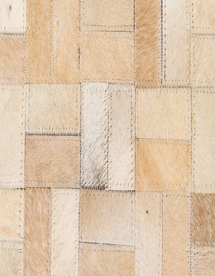 Detail image of 5' 3 x 7' 5 Cowhide Stocks Rug