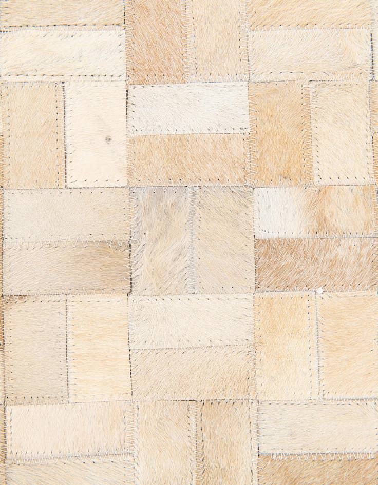 Detail image of 5' 3 x 7' 5 Cowhide Stocks Rug
