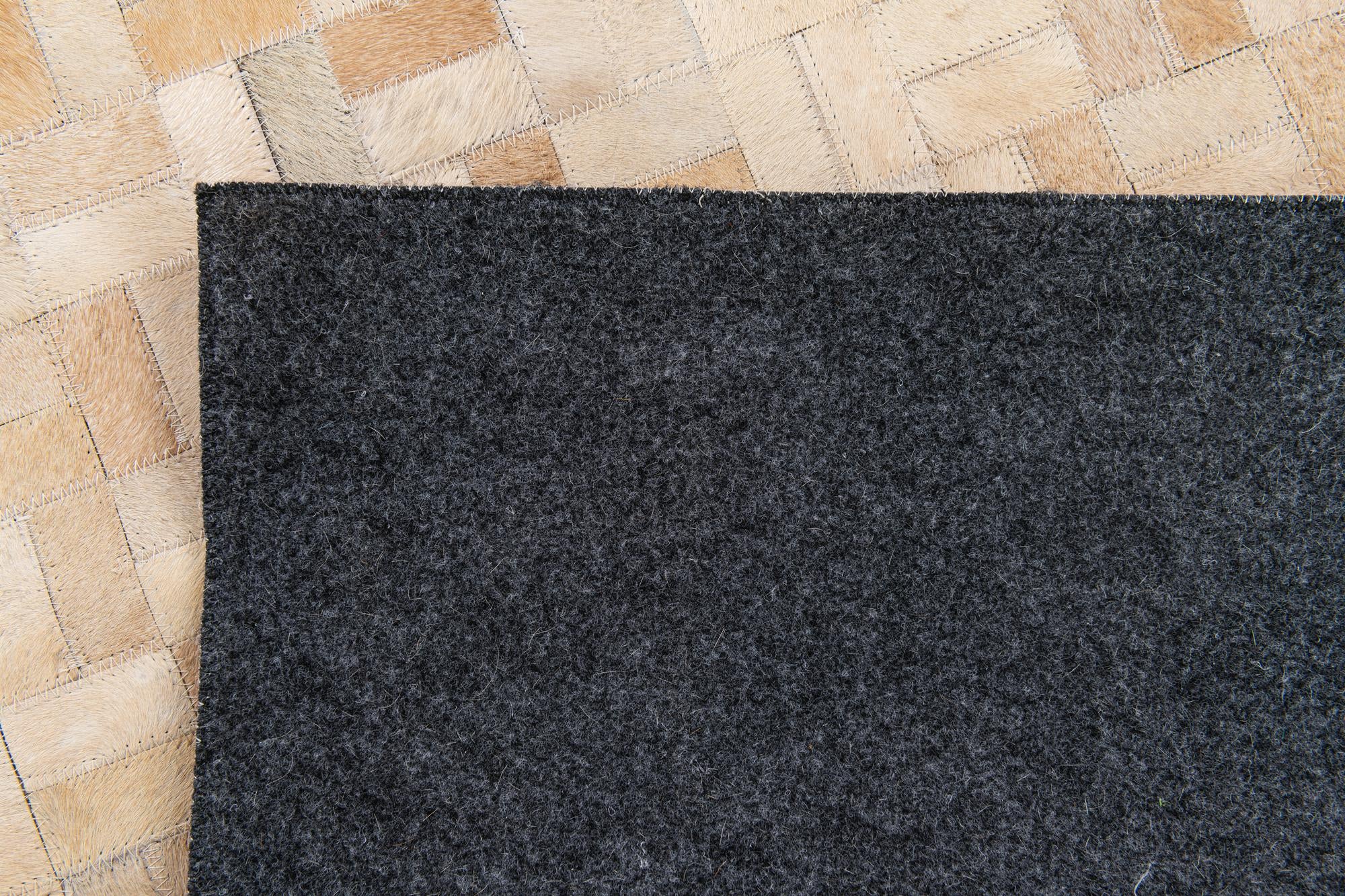 5' 3 x 7' 5 Cowhide Stocks Rug