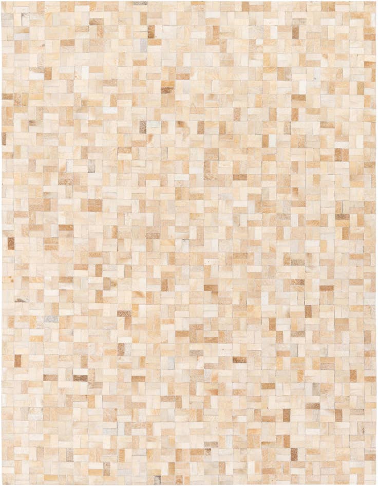 Detail image of 5' 3 x 7' 5 Cowhide Stocks Rug