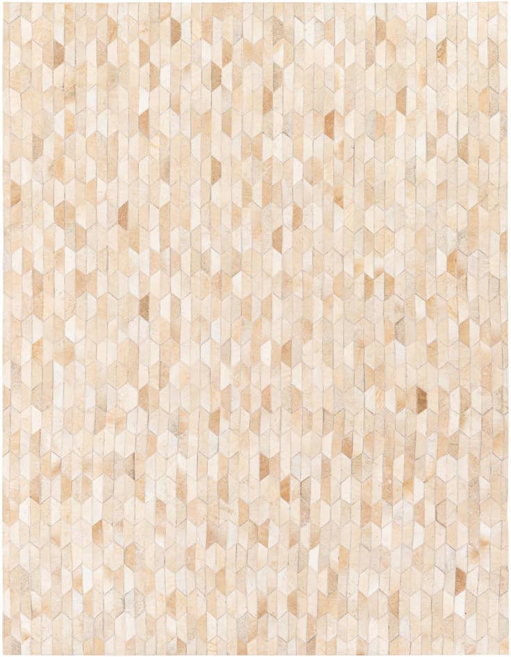 Detail image of 5' x 8' Cowhide Stocks Rug