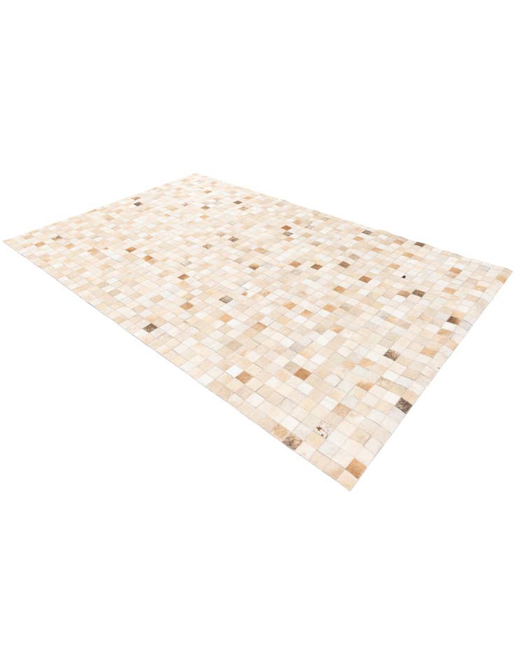 Detail image of 5' 1 x 7' 11 Cowhide Stocks Rug