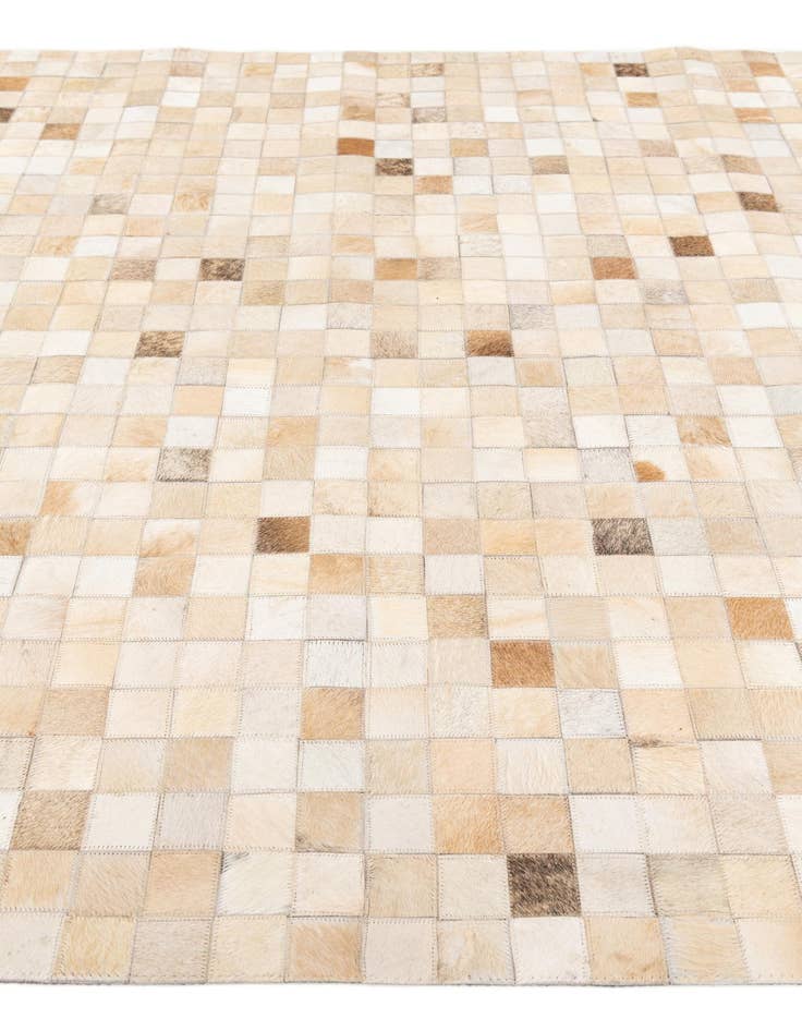 Detail image of 5' 1 x 7' 11 Cowhide Stocks Rug