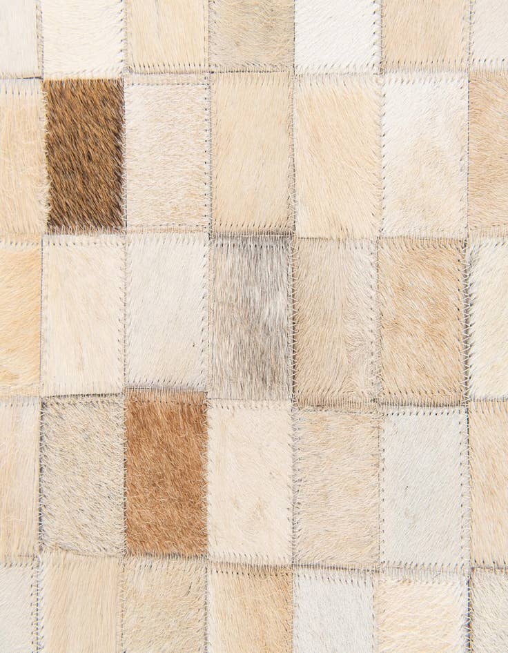Detail image of 5' 1 x 7' 11 Cowhide Stocks Rug