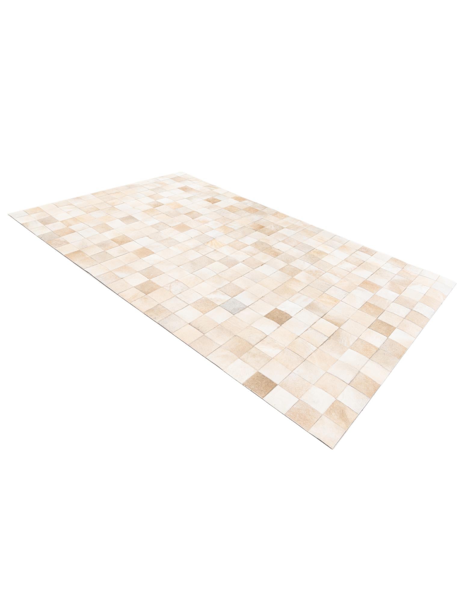 4' 11 x 7' 11 Cowhide Stocks Rug