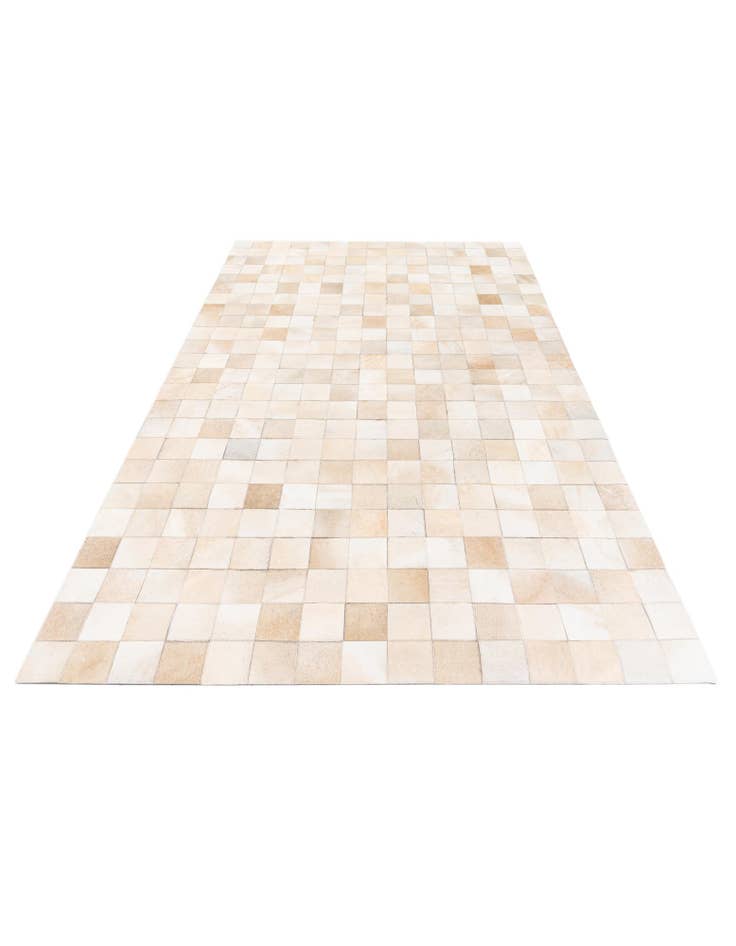 Detail image of 4' 11 x 7' 11 Cowhide Stocks Rug