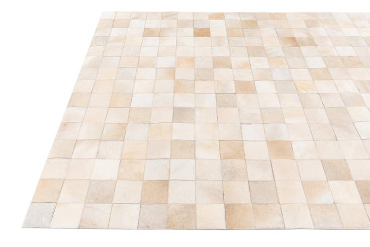 Detail image of 4' 11 x 7' 11 Cowhide Stocks Rug