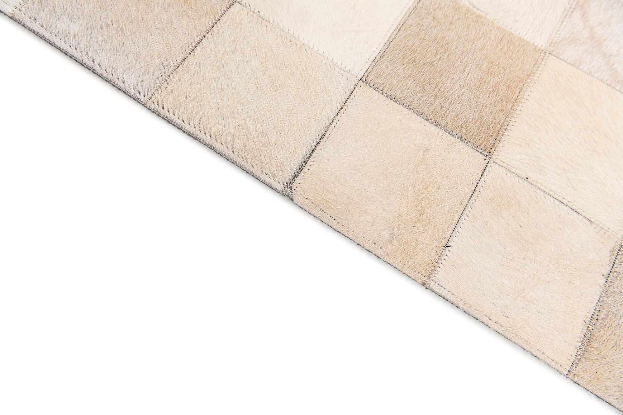 4' 11 x 7' 11 Cowhide Stocks Rug