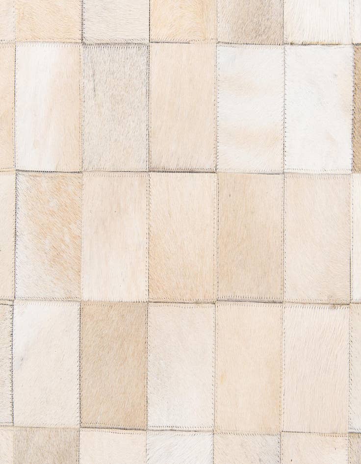 Detail image of 4' 11 x 7' 11 Cowhide Stocks Rug