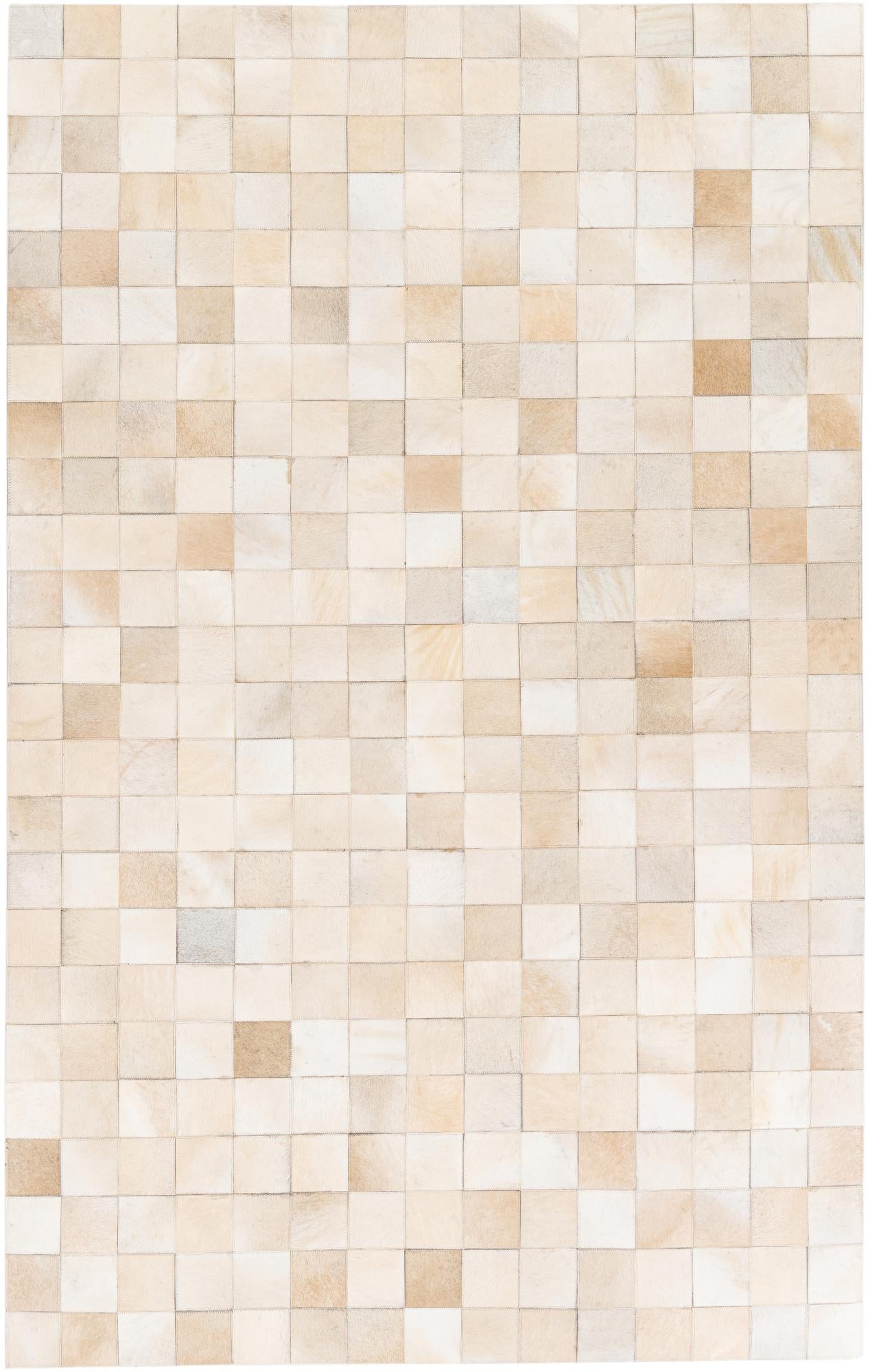 4' 11 x 7' 11 Cowhide Stocks Rug