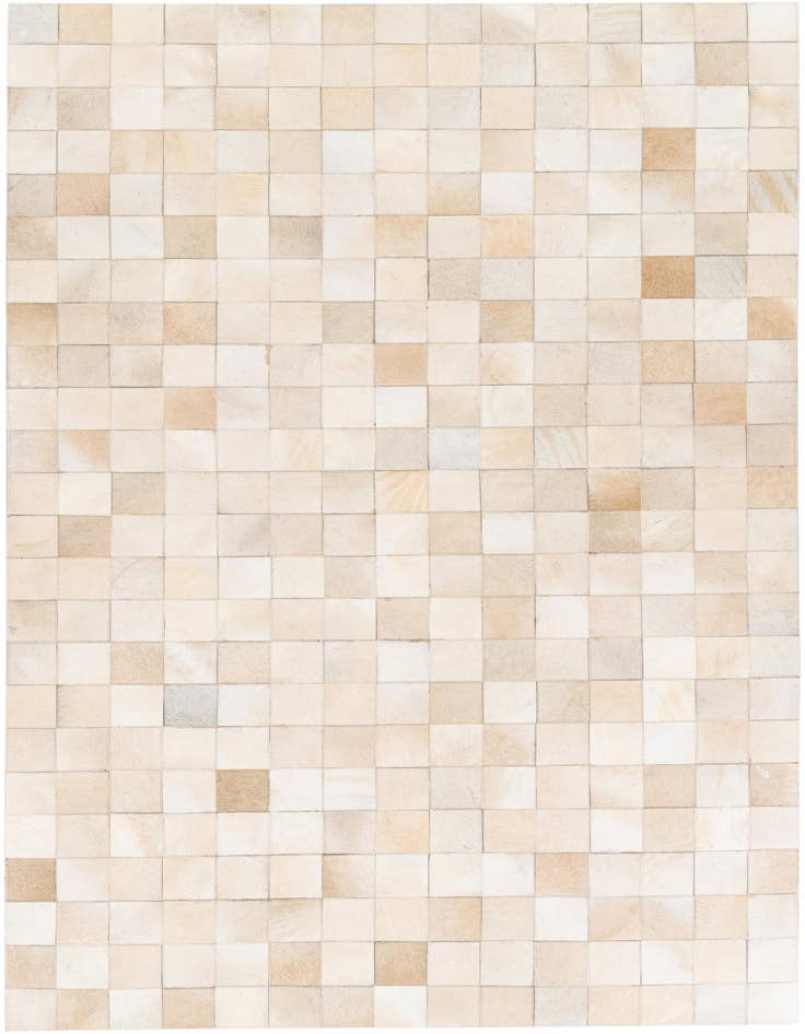 Detail image of 4' 11 x 7' 11 Cowhide Stocks Rug