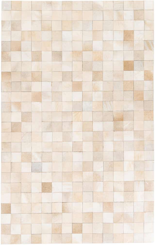 4' 11 x 7' 11 Cowhide Stocks Rug
