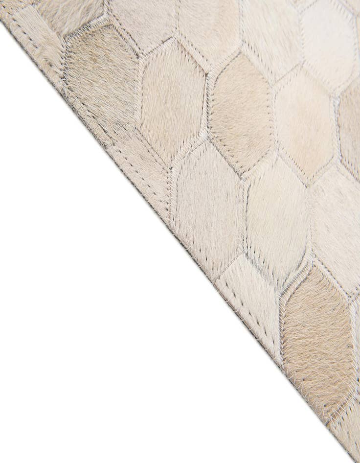 Detail image of 4' 11 x 7' 11 Cowhide Stocks Rug