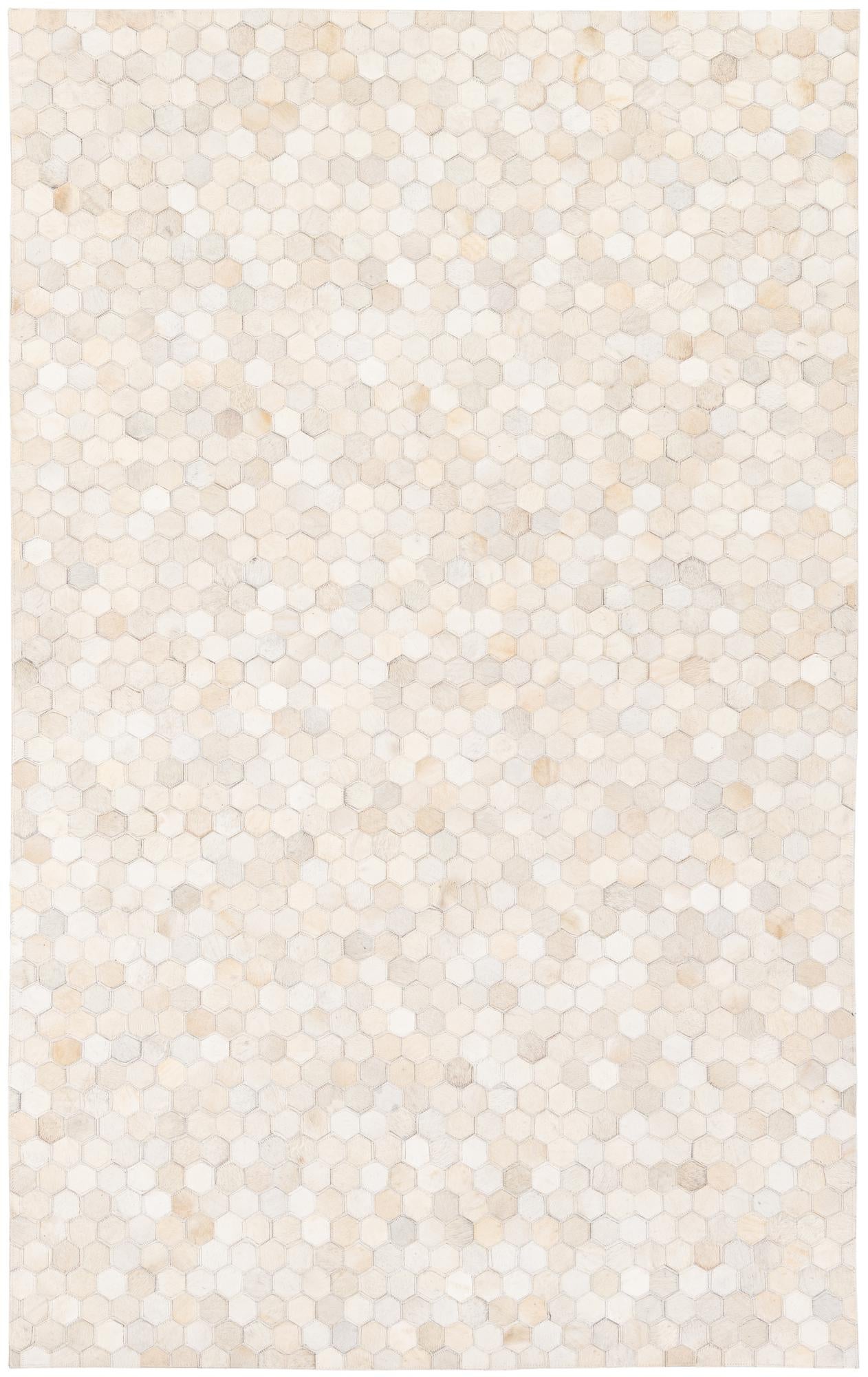 4' 11 x 7' 11 Cowhide Stocks Rug