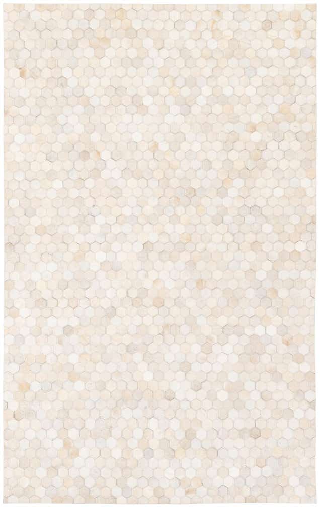 4' 11 x 7' 11 Cowhide Stocks Rug