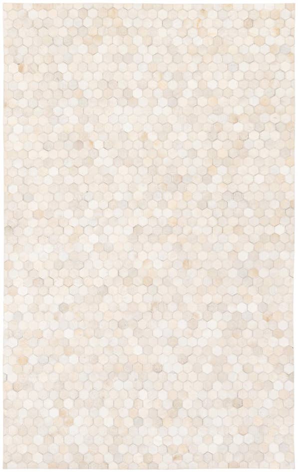Detail image of 4' 11 x 7' 11 Cowhide Stocks Rug