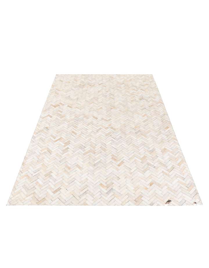 4' 10 x 7' 7 Cowhide Stocks Rug