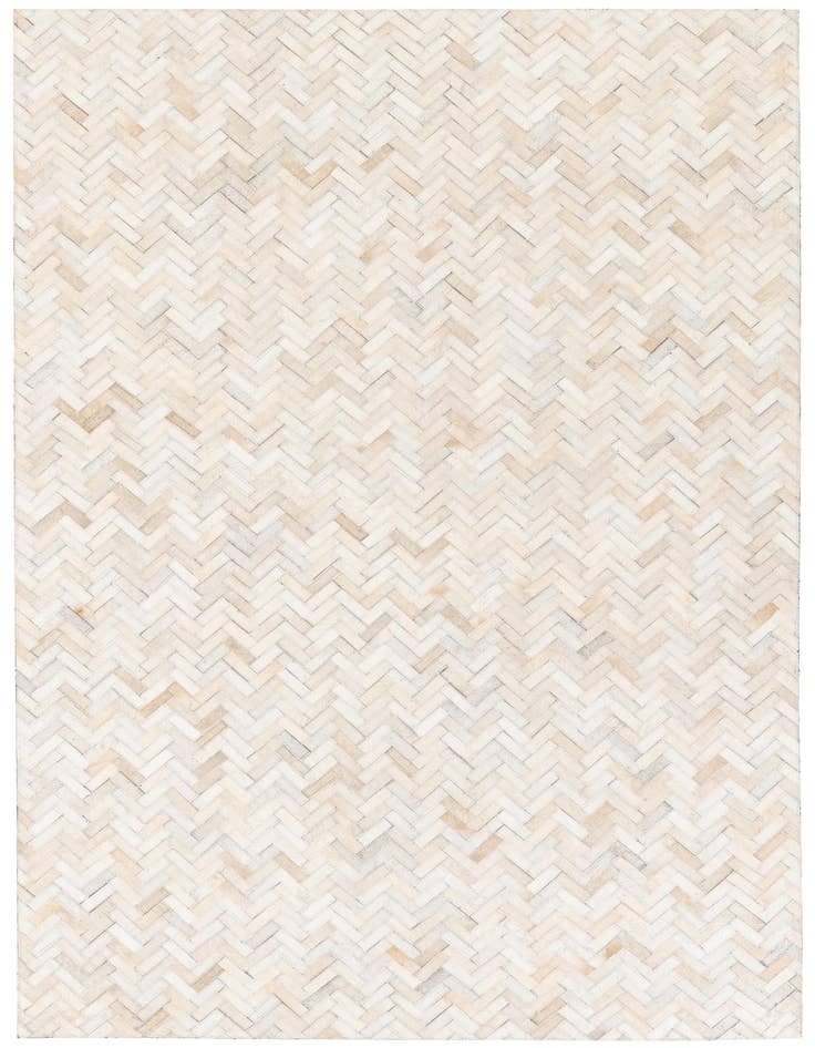 Detail image of 4' 10 x 7' 7 Cowhide Stocks Rug