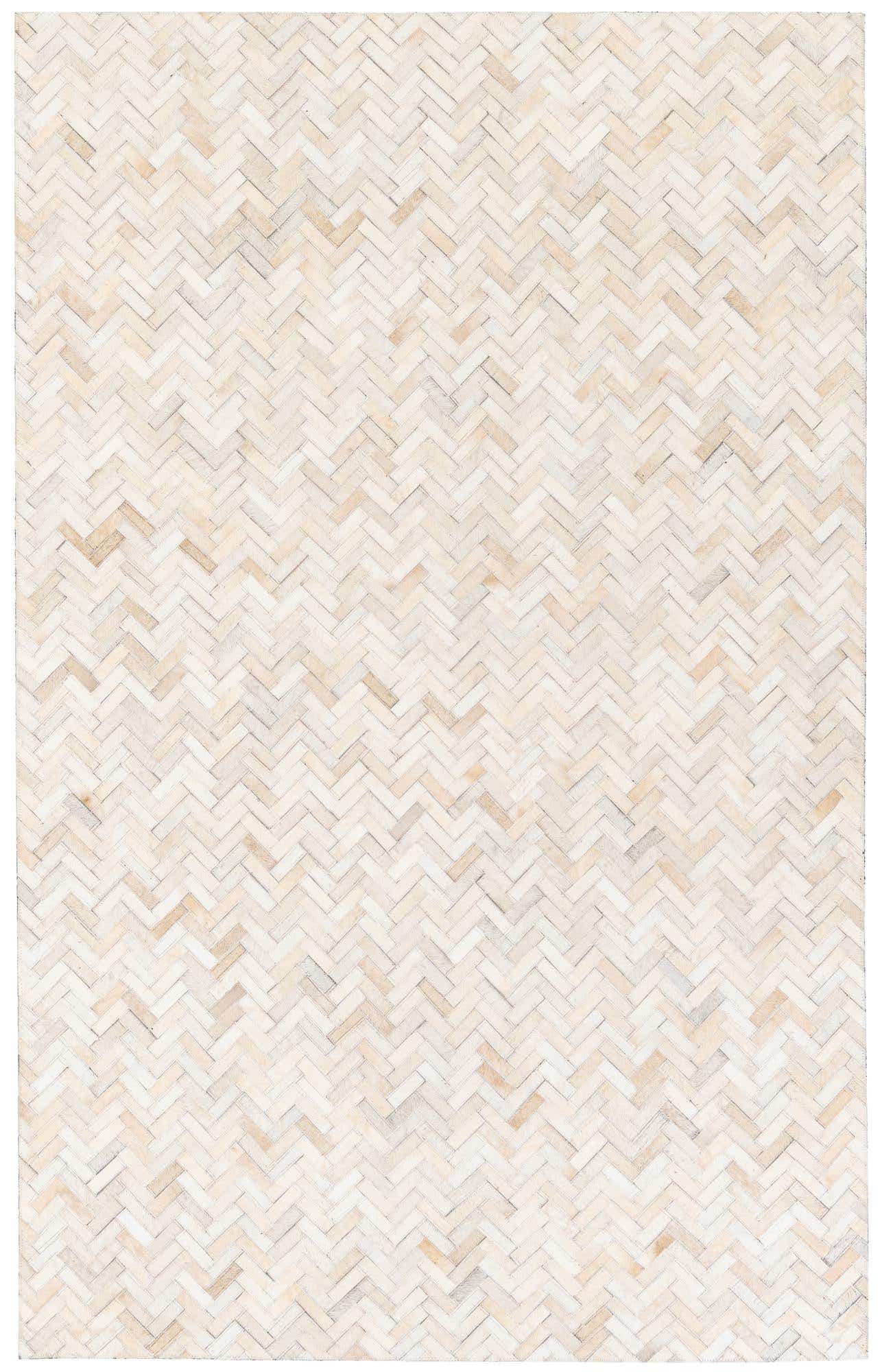 4' 10 x 7' 7 Cowhide Stocks Rug