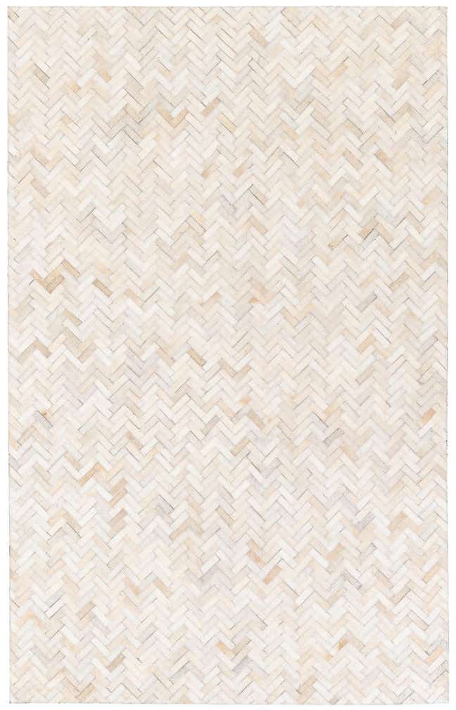 4' 10 x 7' 7 Cowhide Stocks Rug