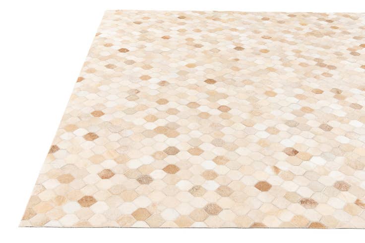Detail image of 5' 9 x 7' 11 Cowhide Stocks Rug