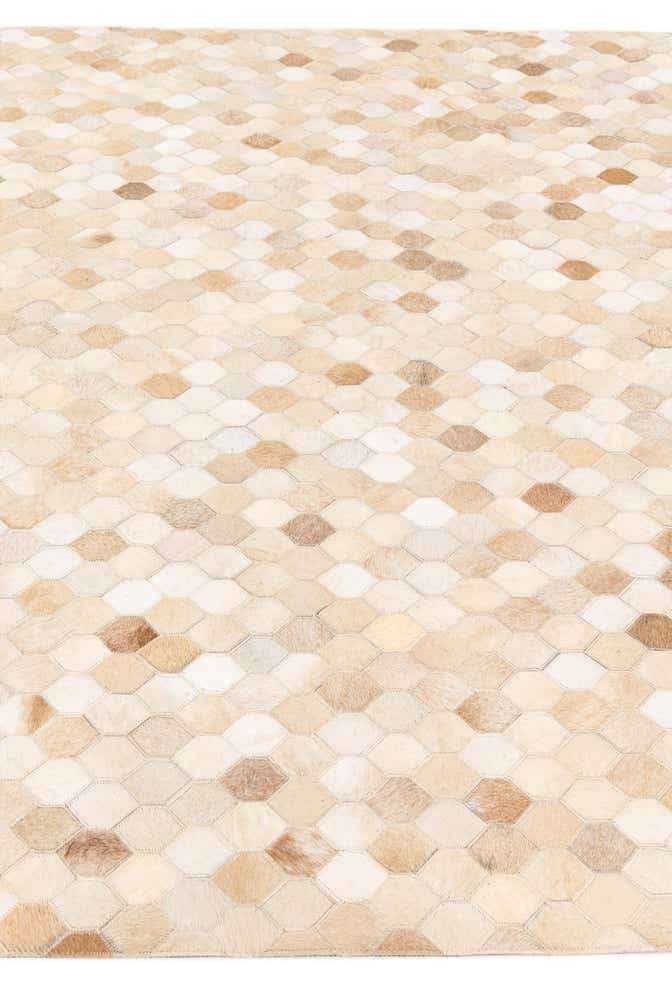 5' 9 x 7' 11 Cowhide Stocks Rug