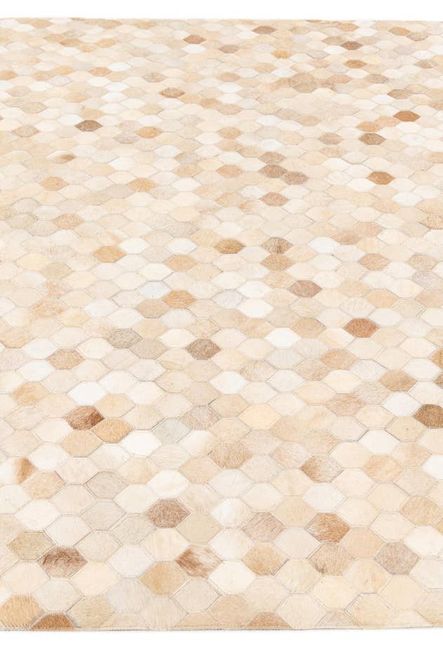 Detail image of 5' 9 x 7' 11 Cowhide Stocks Rug