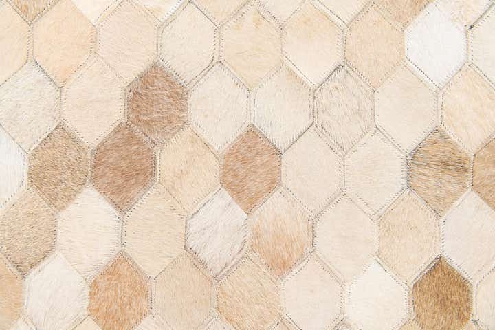 5' 9 x 7' 11 Cowhide Stocks Rug