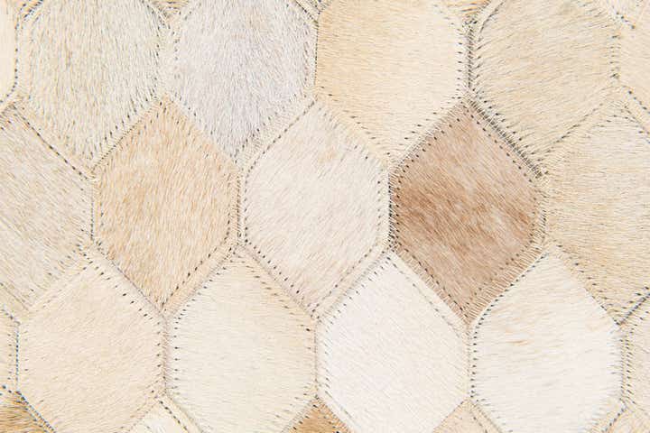 5' 9 x 7' 11 Cowhide Stocks Rug