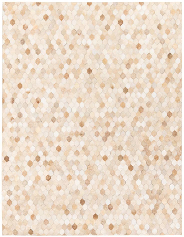Detail image of 5' 9 x 7' 11 Cowhide Stocks Rug