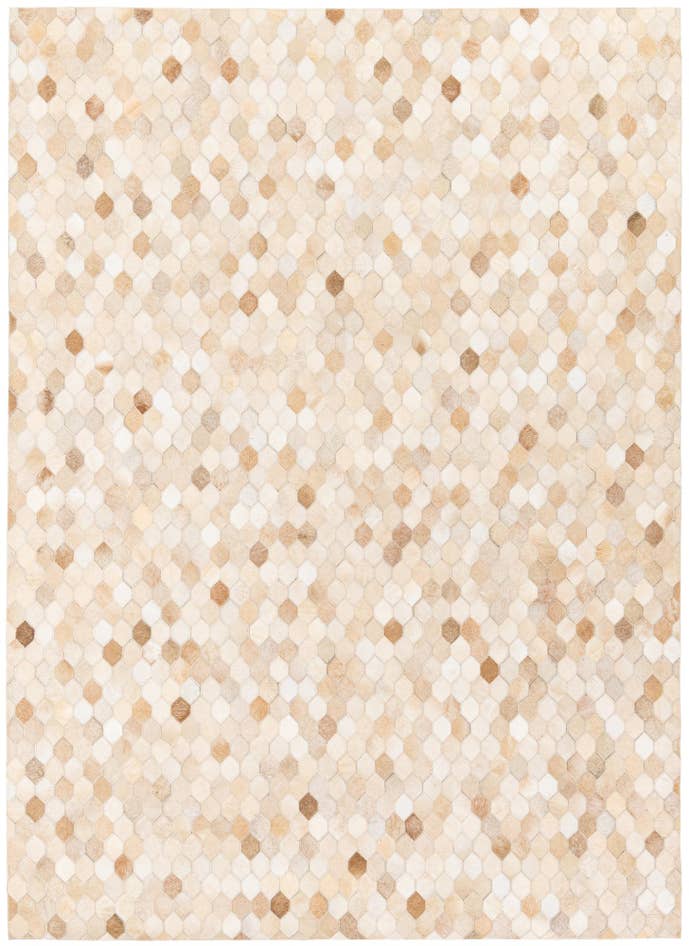 Detail image of 5' 9 x 7' 11 Cowhide Stocks Rug